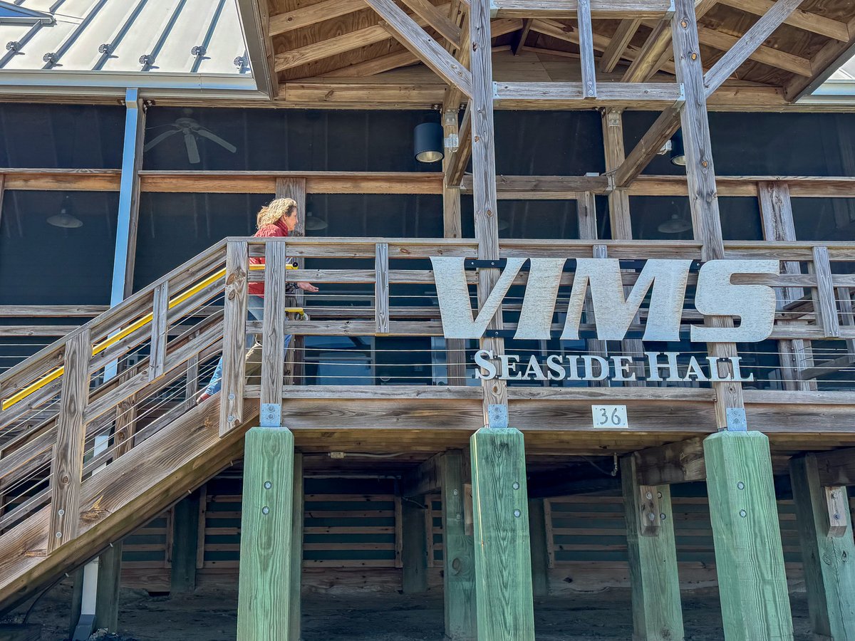 It's always a good day on the Eastern Shore of Virginia...! Thank you to the @VIMS_News for the tour of your Eastern Shore Laboratory in Wachapreague yesterday. It was awesome to hear about the important work you are doing to study and preserve our marine ecosystems!