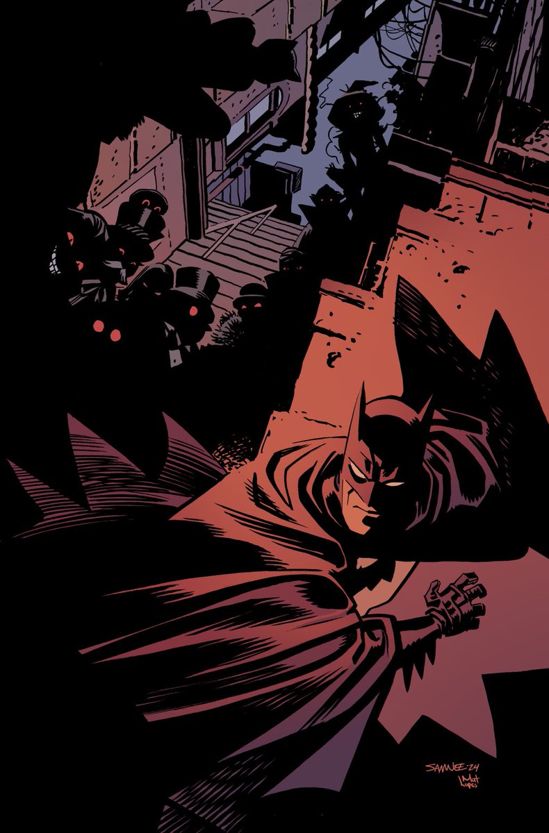 Here’s my and @_matlopes_’s variant cover to BATMAN: DARK AGE #4 On sale 7/24/24