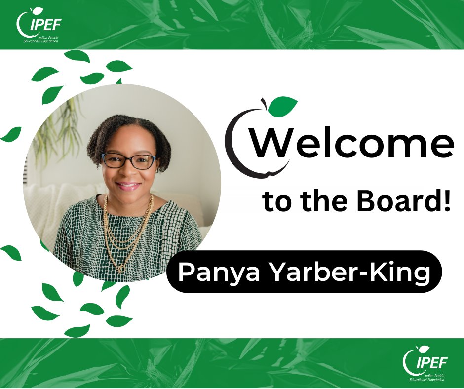 IPEF is proud to welcome Panya Yarber-King to our Board of Directors! Panya is a technology executive and Head of Site Operations for Meta’s DeKalb and Aurora Data Centers. She serves as a liaison for @pdac_ipsd and volunteers at White Eagle Elem. Welcome Panya! @ipsd204 @Meta