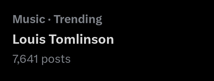 Louis Tomlinson is trending in the music category after tonight's win at the #NorthernMusicAwards 🥰🔥