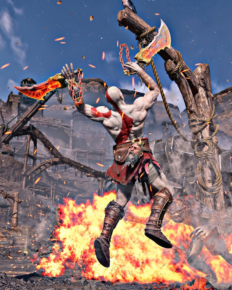 _Spartan_gamer's tweet photo. BLADES OF CHAOS 🔥
#GodofWarRagnarök
#Kratos
#BladesofChaos https://t.co/ybC7Il8XXa