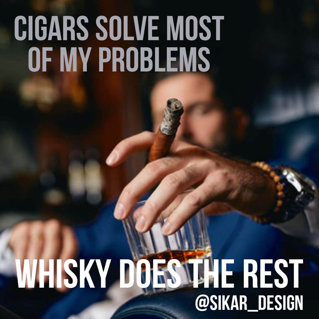 When in doubt whisky it out.

#cigars #whiskey #whisky #problems #rest #cigarlife #cigarlighter #cigarashtray #cigaraccessories #beautiful #solutions #advice #itgetsbetter