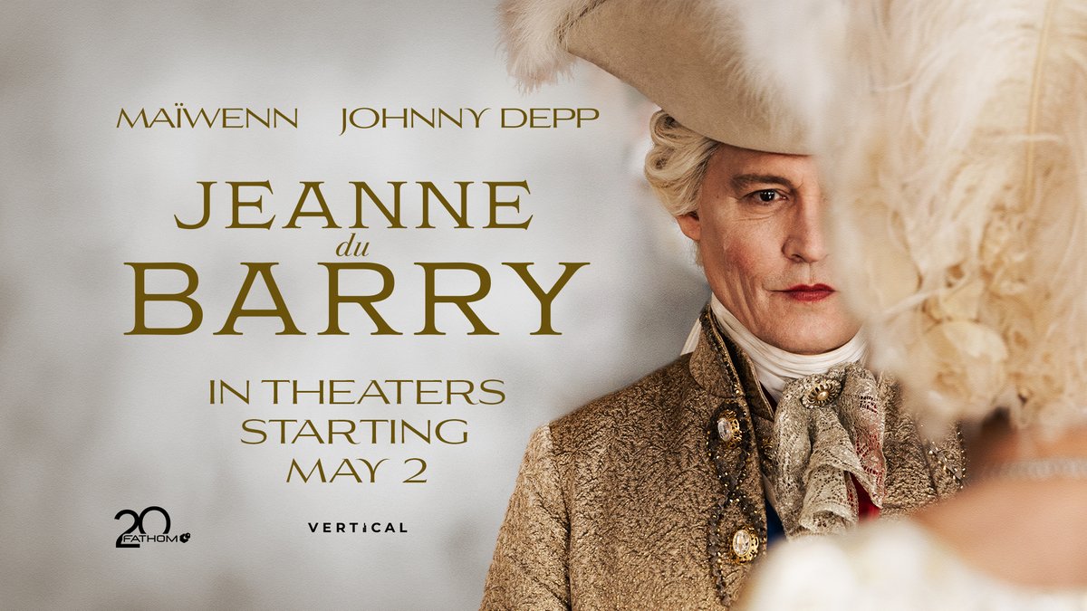 ❓DID YOU KNOW ❓JEANNE DU BARRY is the first film Johnny Depp has starred in where he speaks entirely in French. Experience the most talked about film from the 76th @festival_cannes in theaters nationwide staring May 2. ➡️ hubs.la/Q02rHLfC0