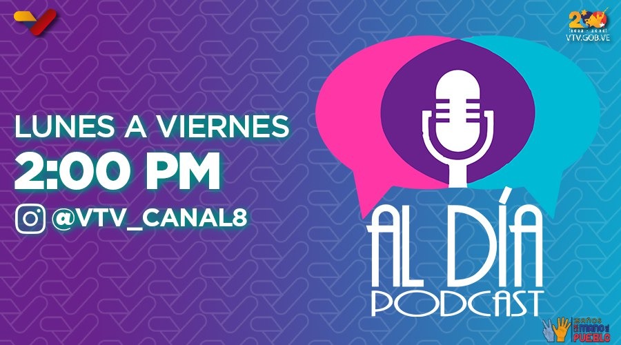 #ProgramasVTV📺| Sintoniza de lunes a viernes a las 2:00 pm el programa @aldiavtv un espacio con los mejores temas del momento. Conducido por @josselyncorreia y @VillegasRVTV #VenezuelaEsDDHH