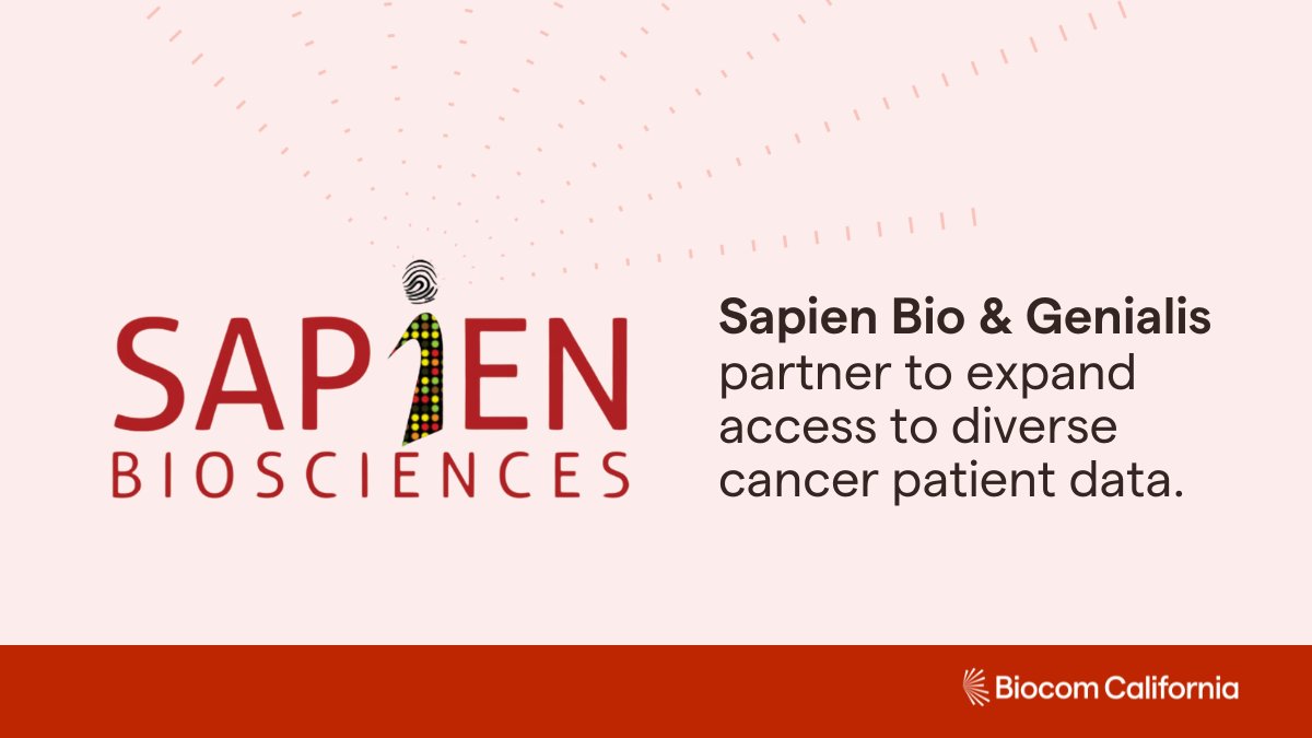 Congratulations to @Sapienbio2012 and Genialis on their new data partnership, expanding access to diverse cancer patient data from Asia. This collaboration will enhance RNA biomarker validation, advancing personalized medicine globally. Learn more: bit.ly/3JzUiRu