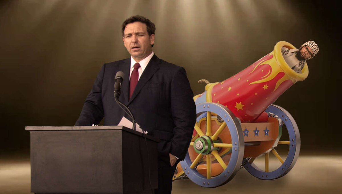 Winning: DeSantis Unveils Massive Circus Cannon That Will Launch Pro-Hamas Protestors All The Way To Gaza buff.ly/3w4U022