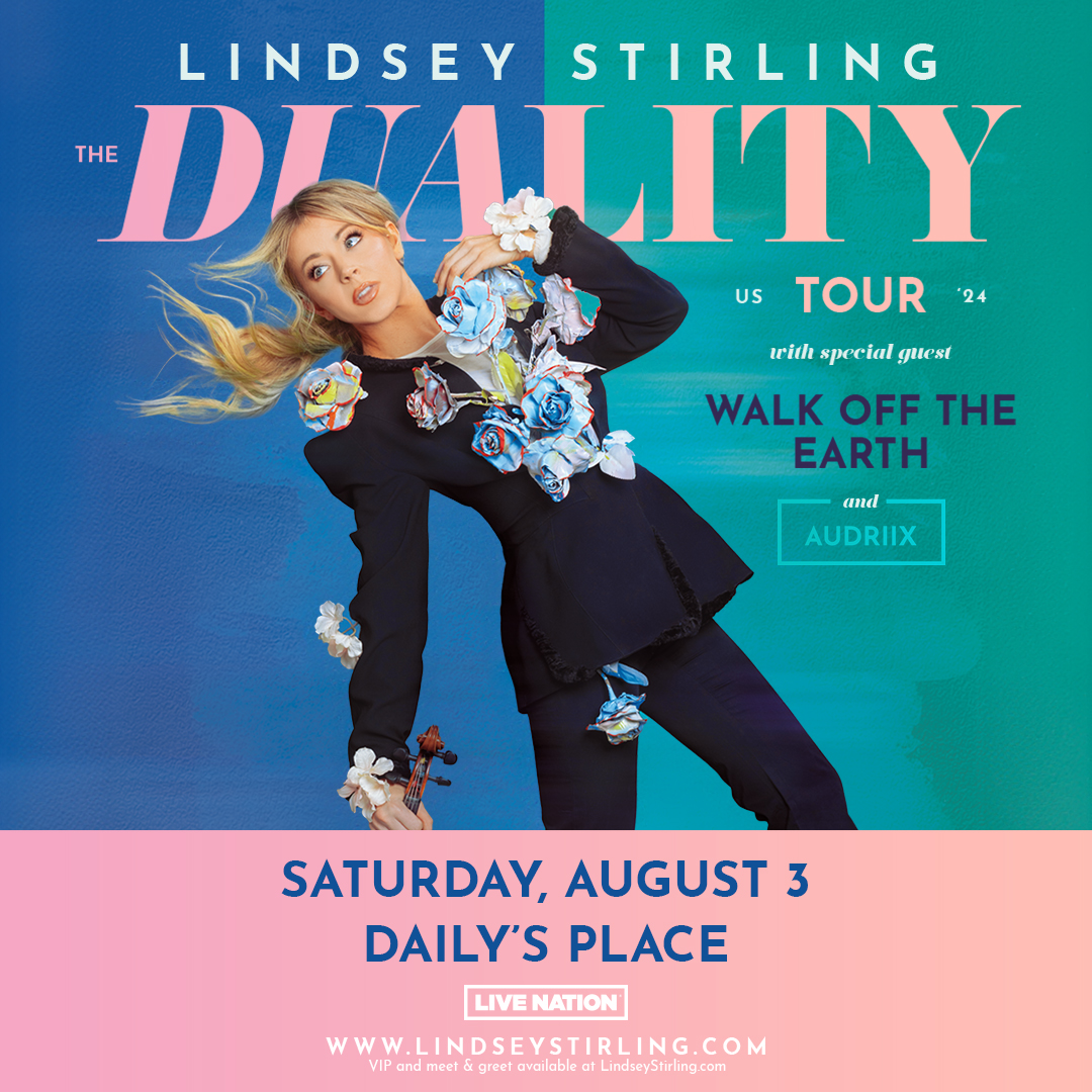 🎻 NEW SUPPORT ADDED 🎻 @Audriix joins @LindseyStirling & @WalkOfftheEarth for The Duality Tour at Daily's Place on August 3rd! Get your tickets now at ow.ly/IoYX50RmB8k!