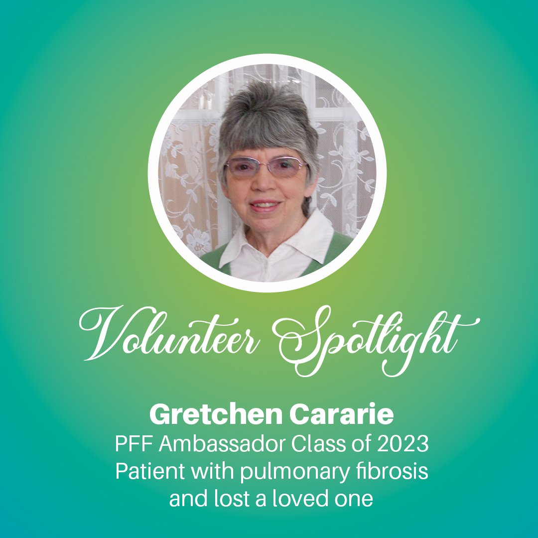 April is National Volunteer Month. Today, we’re highlighting one of our PFF Ambassadors, Gretchen Cararie. Thank you Gretchen for your contributions to the PF community!