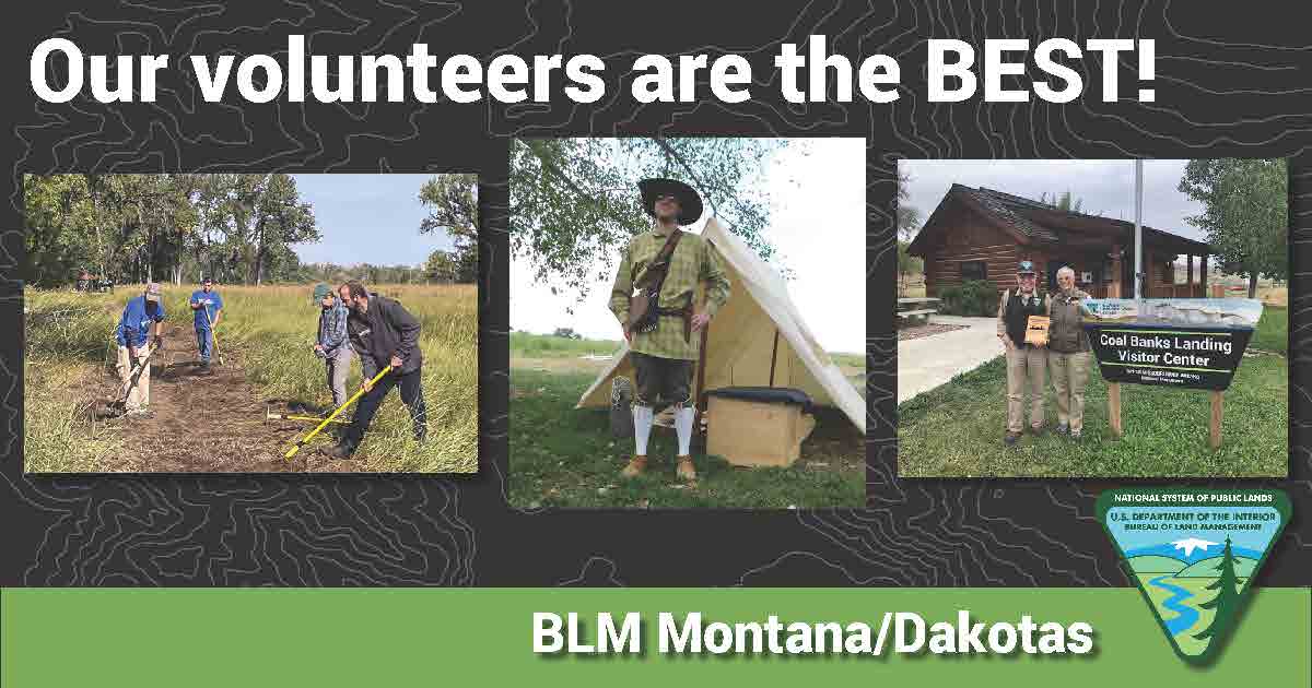 Our volunteers are the BEST! Some take on highly visible roles such as campground hosts and interpretive programmers, while others prefer the more behind-the-scenes work like monitoring cultural sites and pulling weeds. Learn more at: blm.gov/get-involved/v…