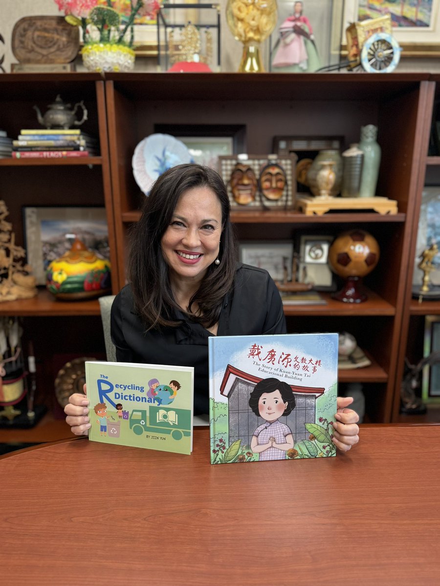 Happy World Book Day! Today, I’m highlighting two remarkable books: “The Recycling Dictionary,” by my talented intern Jiin Yun, and the tale of how the Chinese Cultural Center found its home in Irvine. #WorldBookDay #WeAreIrvine #Irvine #Book #Read #OC