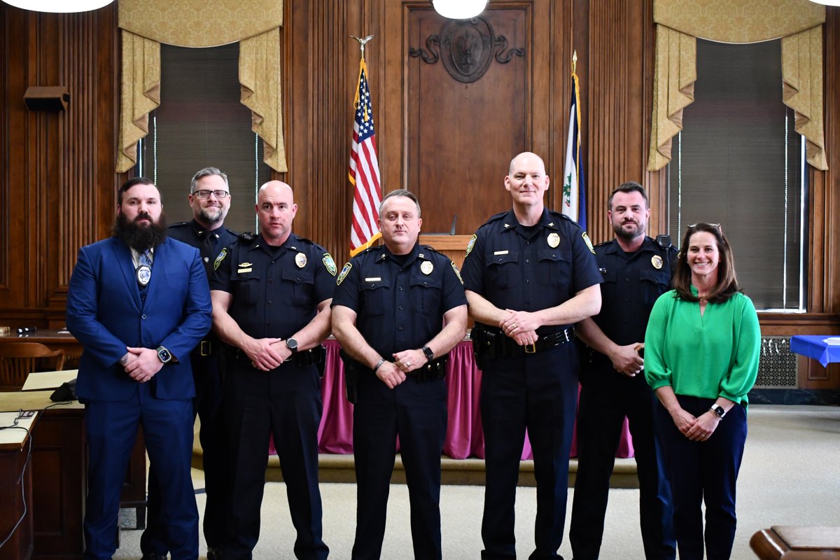 Congratulations to Lieutenant Oldham, Captain Webb, Sergeant Bailes, and Corporal Smith III -- with the Charleston Police Department -- on your promotions!