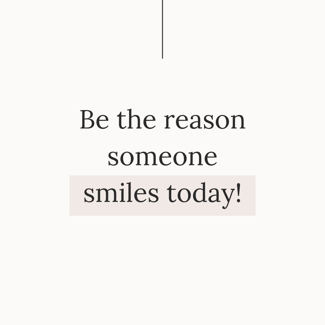 Be the reason someone smiles today, but make sure also to be why they don't lose their mind tomorrow. 😜 Good vibes only! Take care of people, and they will take care of you. #BeKind #AgressiveGenerosity #TakeCareOfEachOther