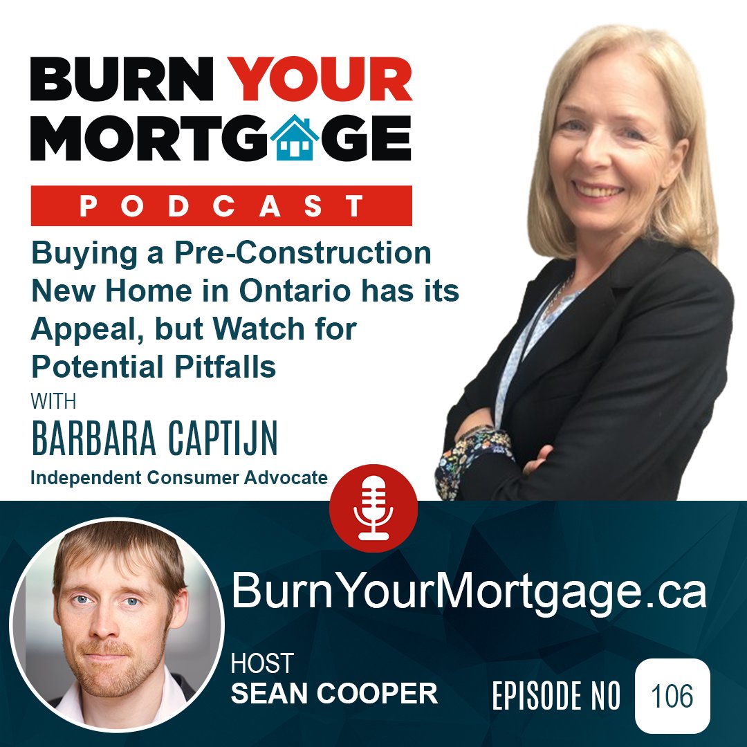 Thanks to Sean Cooper #mortgagebroker and #author of @BurnYrMortgage for inviting me on this podcast to discuss pros and cons of buying pre-construction homes. Ontario has a long way to go to protect purchasers. @fordnation @ToddJMcCarthy @ONconsumer #onpoli