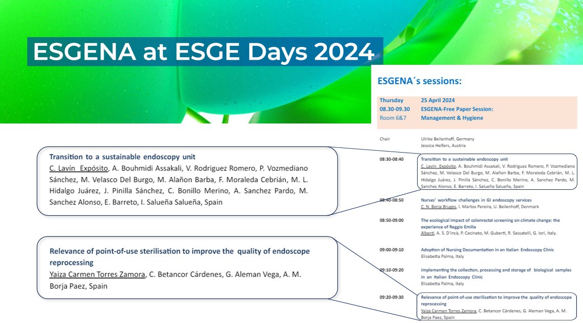 AEEED (@enferdigestiva) on Twitter photo 📣¡Representación española presente en #ESGEDays2024! Bravo a nuestr@s compañer@s por su dedicación y esfuerzo!
📌esgena.org/sitedata/wp-co…
<a href="/ESGENAnurses/">ESGENA</a> #EndoscopyNurses #enfermeria <a href="/CGEnfermeria/">Consejo General de Enfermería</a> <a href="/SEEDendoscopia/">SEED</a> <a href="/ANDEorg/">ANDE Directivos Enfermería</a> 📣¡Representación española presente en #ESGEDays2024! Bravo a nuestr@s compañer@s por su dedicación y esfuerzo!
📌esgena.org/sitedata/wp-co…
<a href="/ESGENAnurses/">ESGENA</a> #EndoscopyNurses #enfermeria <a href="/CGEnfermeria/">Consejo General de Enfermería</a> <a href="/SEEDendoscopia/">SEED</a> <a href="/ANDEorg/">ANDE Directivos Enfermería</a>