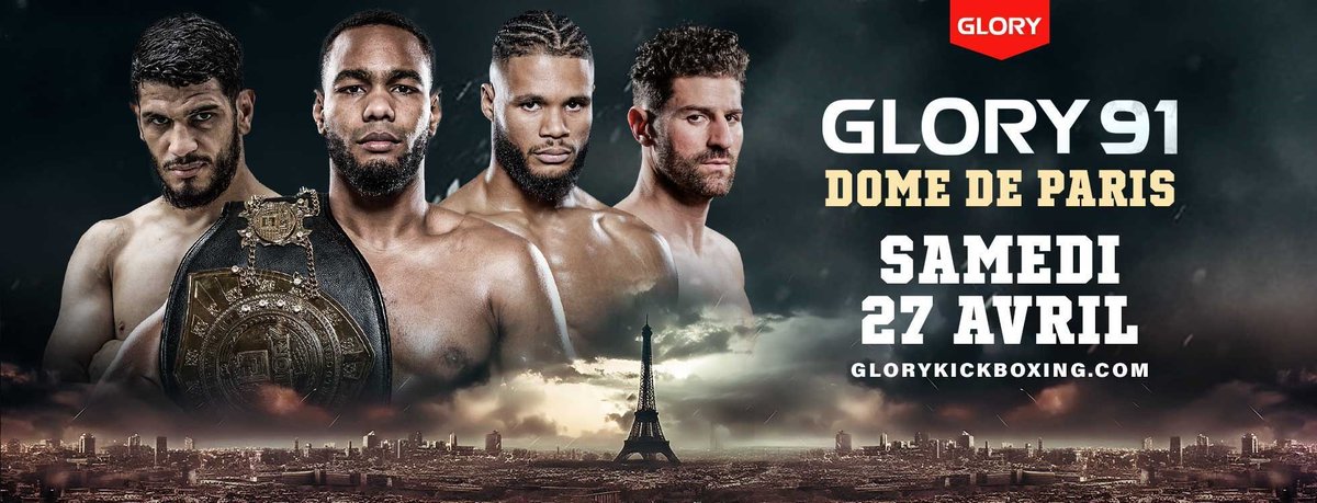 Les_Poings's tweet photo. Le retour du Glory à Paris, c'est ce week-end ! 🤩

L'organisation #1 de kickboxing a concocté une superbe carte, avec notamment le français Kevin Oumar et la légende du muay thai Youssef Boughanem

Les dernières places sont disponibles ici : https://t.co/abGjeKe32P

#Glory91 https://t.co/SWBlYlk48K