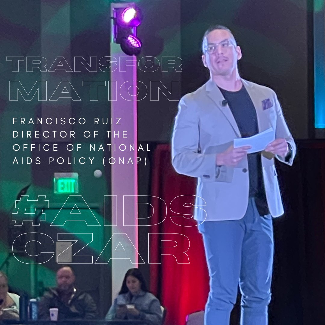 Seen at the Biomedical HIV Prevention Summit this weekend - Francisco Ruiz, current AIDS Czar transforming the landscape for HIV/AIDS, reminding us there's always a human aspect to HIV. We're still reeling! 💜 #AIDSCzar #HIVAIDSCzar #ONAP #transformationtueday #BHPS #HIVresearch