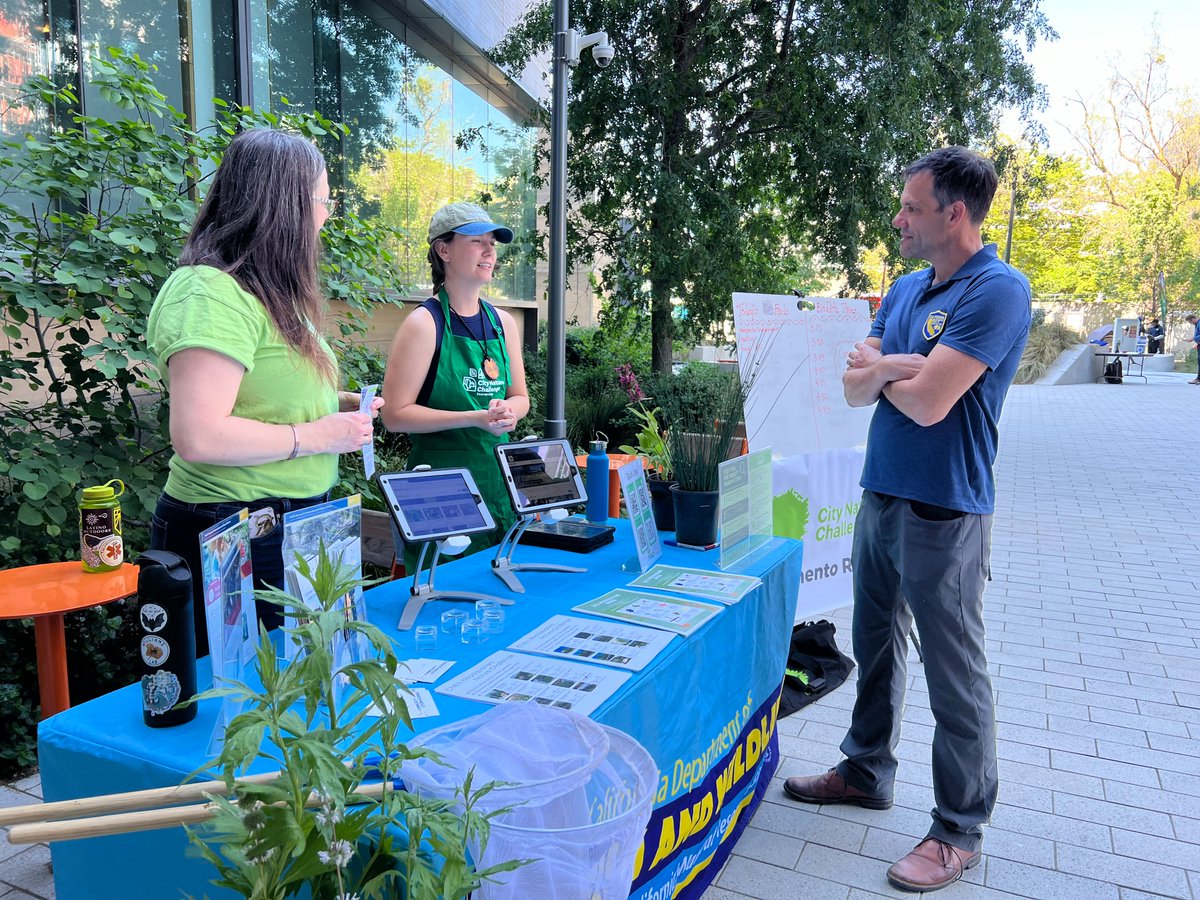 City Nature Challenge Sacramento (@cncsacramento) on Twitter photo ONLY 3 DAYS LEFT until the start of the @citnatchallenge! The team had a blast representing the CNC Sacramento Region with <a href="/CaliforniaDFW/">California Department of Fish and Wildlife</a> at the <a href="/CalNatResources/">California Natural Resources Agency</a> for Earth Day. We're excited to see what you find in your backyards! ONLY 3 DAYS LEFT until the start of the @citnatchallenge! The team had a blast representing the CNC Sacramento Region with <a href="/CaliforniaDFW/">California Department of Fish and Wildlife</a> at the <a href="/CalNatResources/">California Natural Resources Agency</a> for Earth Day. We're excited to see what you find in your backyards!