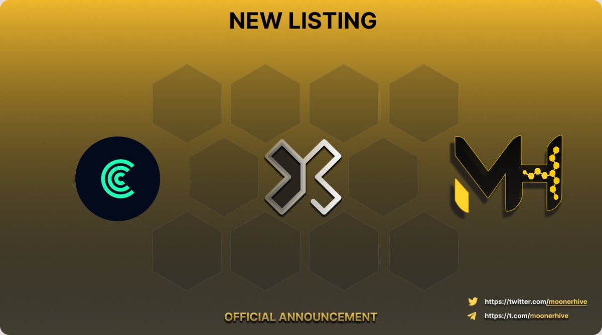🚀 Exciting News! 🚀 We're thrilled to welcome $CASHLY to Moonerhive! 🎉 visit now to know more about $CASHLY. 🌟 #Cryptocurrency #NewToken #MoonerHive Explore more: moonerhive.com/token-details/…