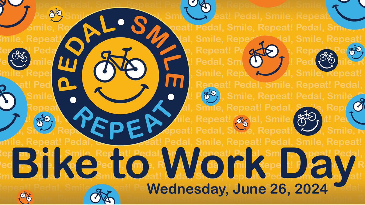 It's that time of year again!!! Time to pledge to ride or walk to work on Bike to Work Day this summer on Wednesday June 26th! Pledge to ride and be automatically entered into drawings to win cool prizes including an e-bike! biketoworkday.co/#pledgeToRide