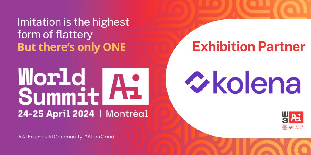 Tomorrow's the day! We will be at the @WorldSummitAI April 24-25 in Montreal, Canada. If you're attending, stop by and chat with us!