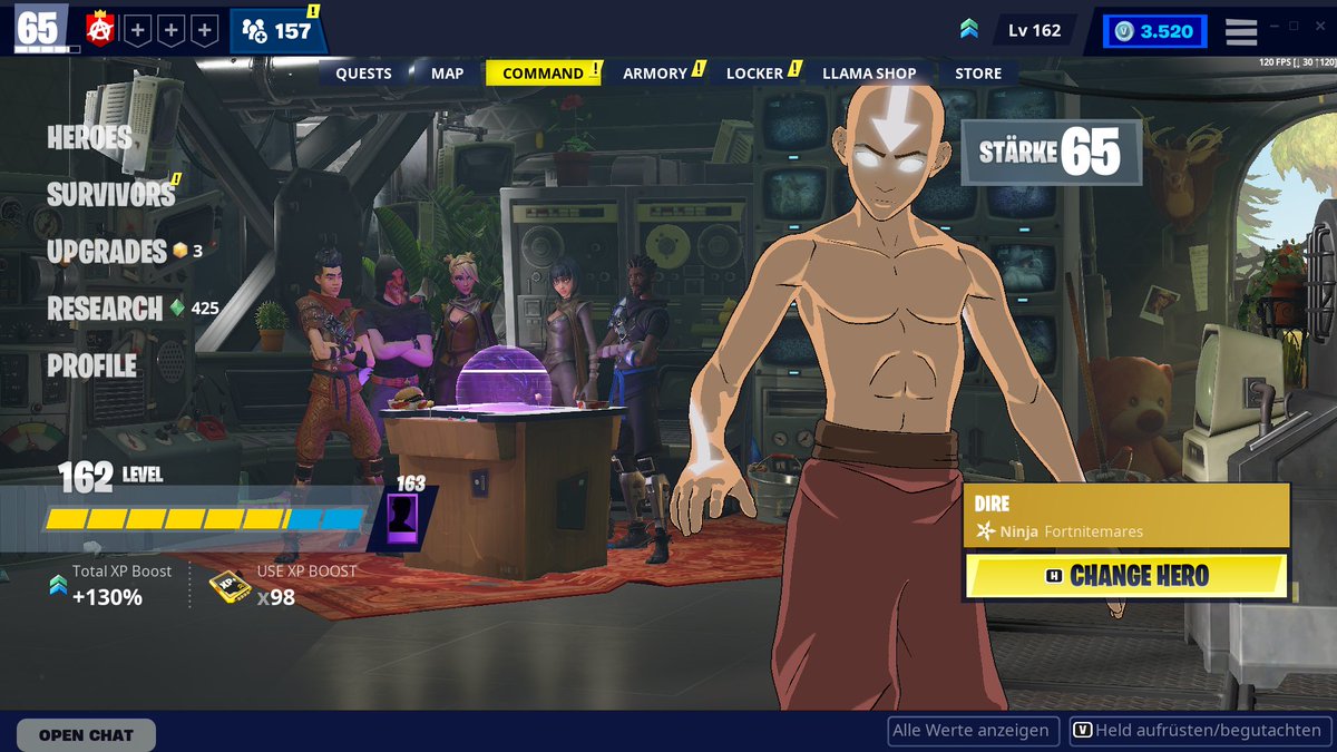 Heii <a href="/FortniteStatus/">Fortnite Status</a> My Save the World is in English, although German is specified in the settings...