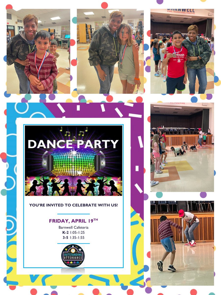 Barnwell Elementary celebrated our many students that have had only one absence or less this school year with a dance party!! <a href="/TheBarnwellBeat/">The Barnwell Beat!</a> <a href="/BarnwellPto/">Barnwell ES PTO</a> <a href="/msmorrisra/">Renee Morris</a> <a href="/FultonZone6/">Brian P Downey</a> <a href="/FCSSocialWork/">FCSSocialWork</a> <a href="/tktben/">Takisha Benning</a>