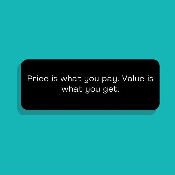 Remember, it's not just about the price tag. It's about the worth you receive in return. Invest wisely, seek value, and watch your investments grow.

#digiinfinte #growuptoinfinite  #growwithdigiinfinite #wisdom #investwisely #valueoverprice #smartinvesting #financialadvice