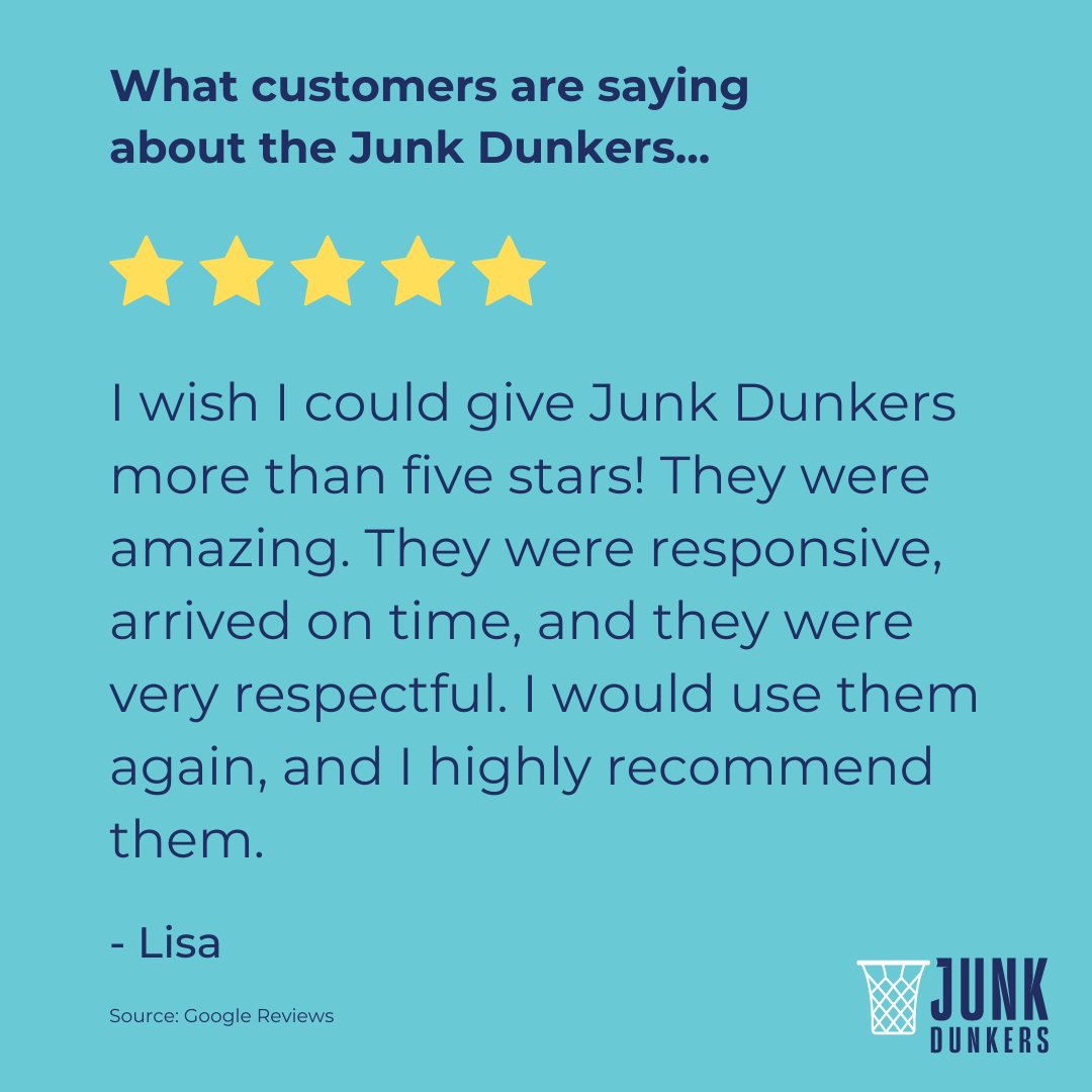 Customer Review Of The Week! The positive feedback we receive is always greatly appreciated. Thank you, Lisa! #estatecleanout #estatepropertyremoval #junkremovalnearme #junkremovalboston