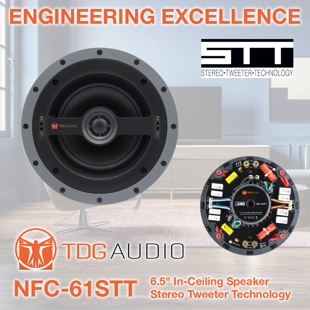 TDGAudio's tweet photo. 🔊 Are you ready to immerse yourself in a whole new dimension of sound? Have you had the pleasure of experiencing the groundbreaking Stereo Tweeter Technology (STT) in our NFC-61STT 6.5” In-Ceiling Stereo Speaker? 🎶! #STT #AudioInnovation #TDGAudio https://t.co/lgAQiMxlY8 https://t.co/PP7xPzVV8m