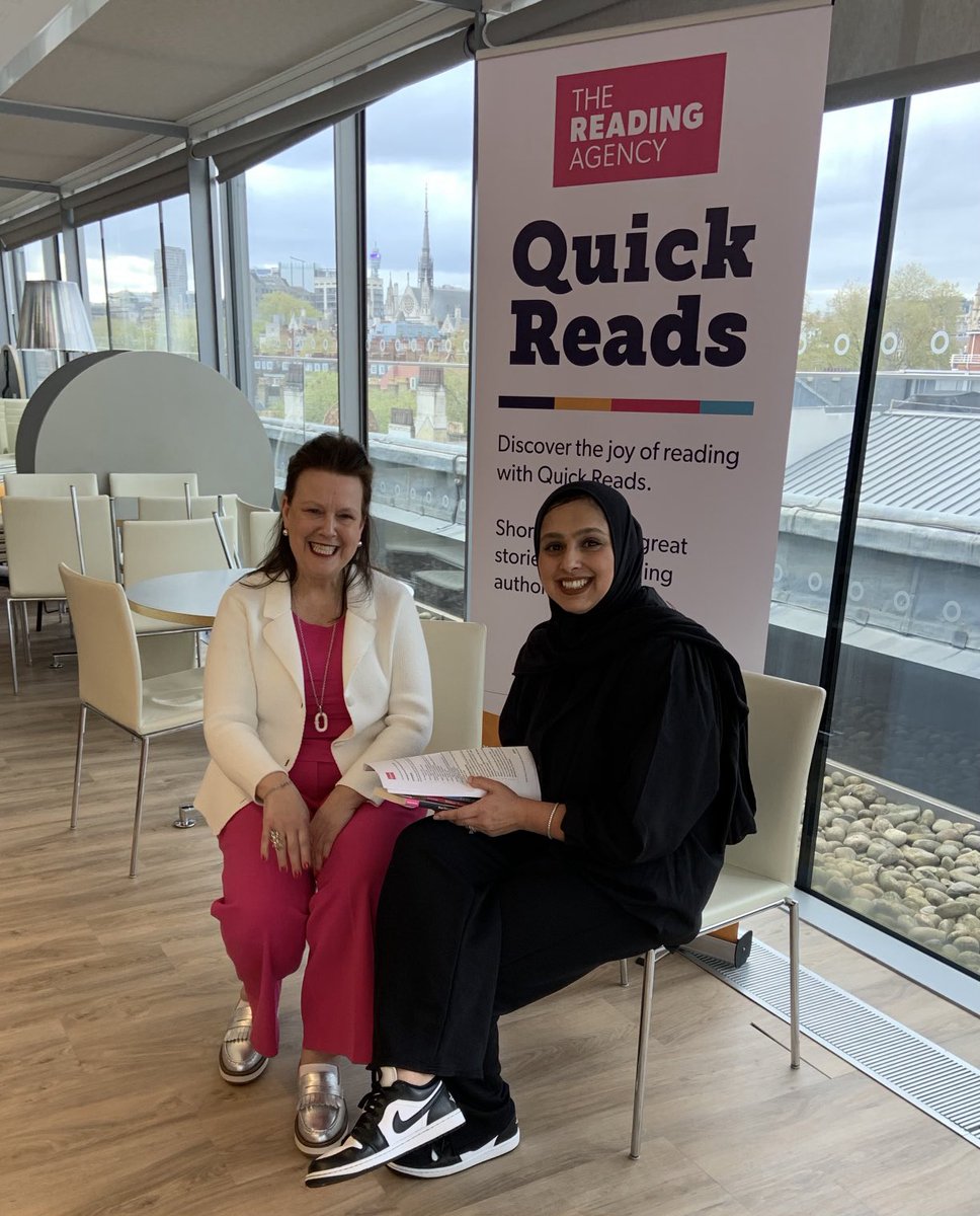 Celebrating #QuickReads on World Book Night with ⁦@KarenNapierTRA⁩ and ⁦@CoveredZubs⁩ at ⁦@HachetteUK⁩ - the party’s about to start 🍾🥂⁦⁦@readingagency⁩