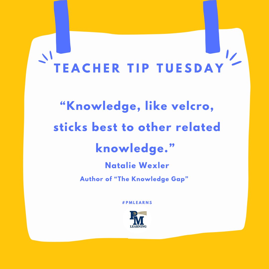 Background knowledge > Skills. Study after study shows the importance of activating background knowledge, explicitly teaching new knowledge, connecting vocabulary, and emphasizing connected concepts for student success. #pmlearns