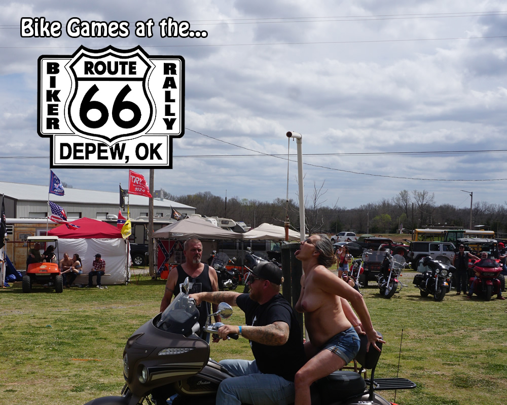 Route66Rally's tweet photo. Bike Games at the Spring Fever Rally were a blast. Our upcoming BikeStock Rally (coming in May) is going to be even better.... no9w that the weather has warmed up.
➡️ https://t.co/RRBMhFJNRz
#BikerGirl #weeniebite #weeniebitcontest #route66rally #cyclefish https://t.co/WwdsdQnBzs