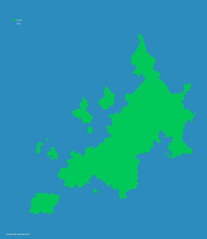 Europe if every country/province with a coastline disappeared