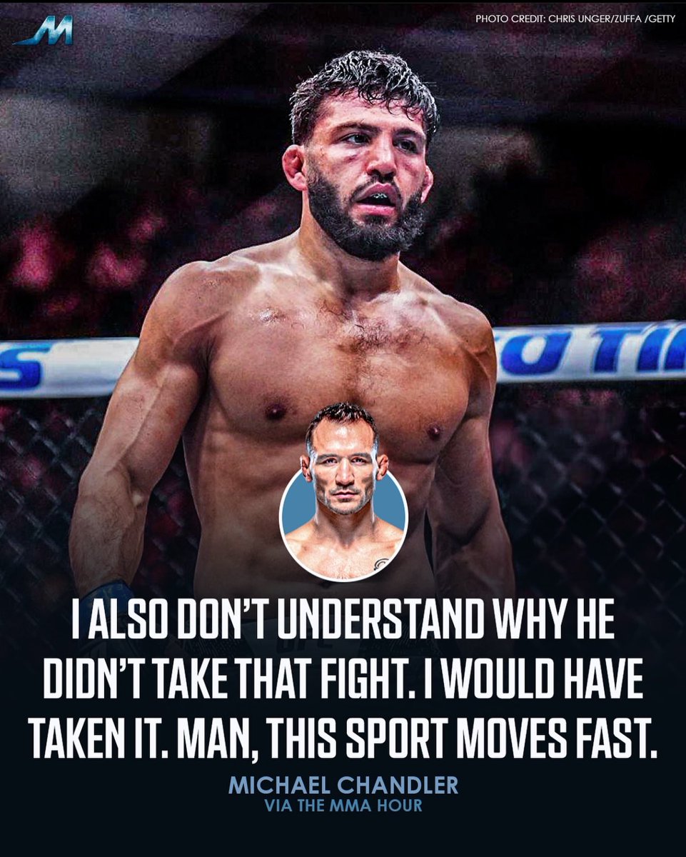 I don’t expect you to understand @MikeChandlerMMA. We are not on the same level. I am here to be the champ. You are just waiting for a paycheck. I also don’t understand why you waited Conor fight for 2 years, you could’ve lost 4 exciting fights during that time