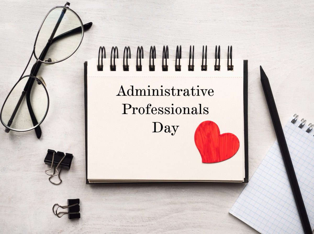 ❤️Happy Administrative Professionals Day!❤️ From organizing chaos to keeping things running smoothly, your dedication and hard work is greatly appreciated. Thank you!