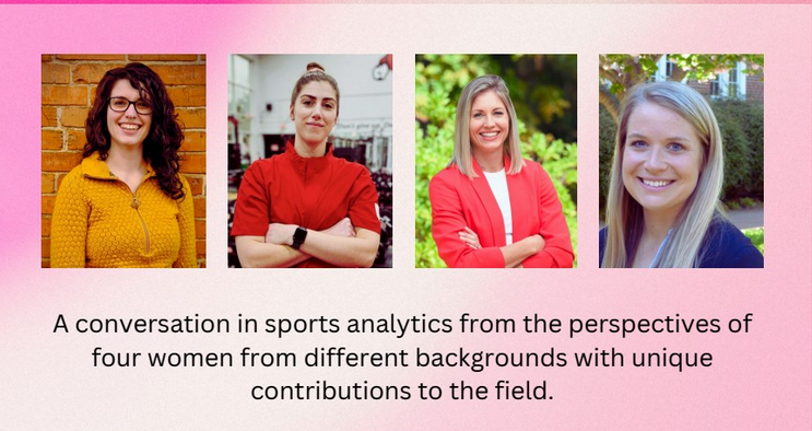 Tonight the Sports Analysis Intelligence Laboratory at @uncstor is hosting a panel of four women, each of whom have had a unique contribution to the field of sports analytics. Join the moderated Q&A at 5 p.m. in Hamilton 100. go.unc.edu/WomenInSportsA… @GoHeels