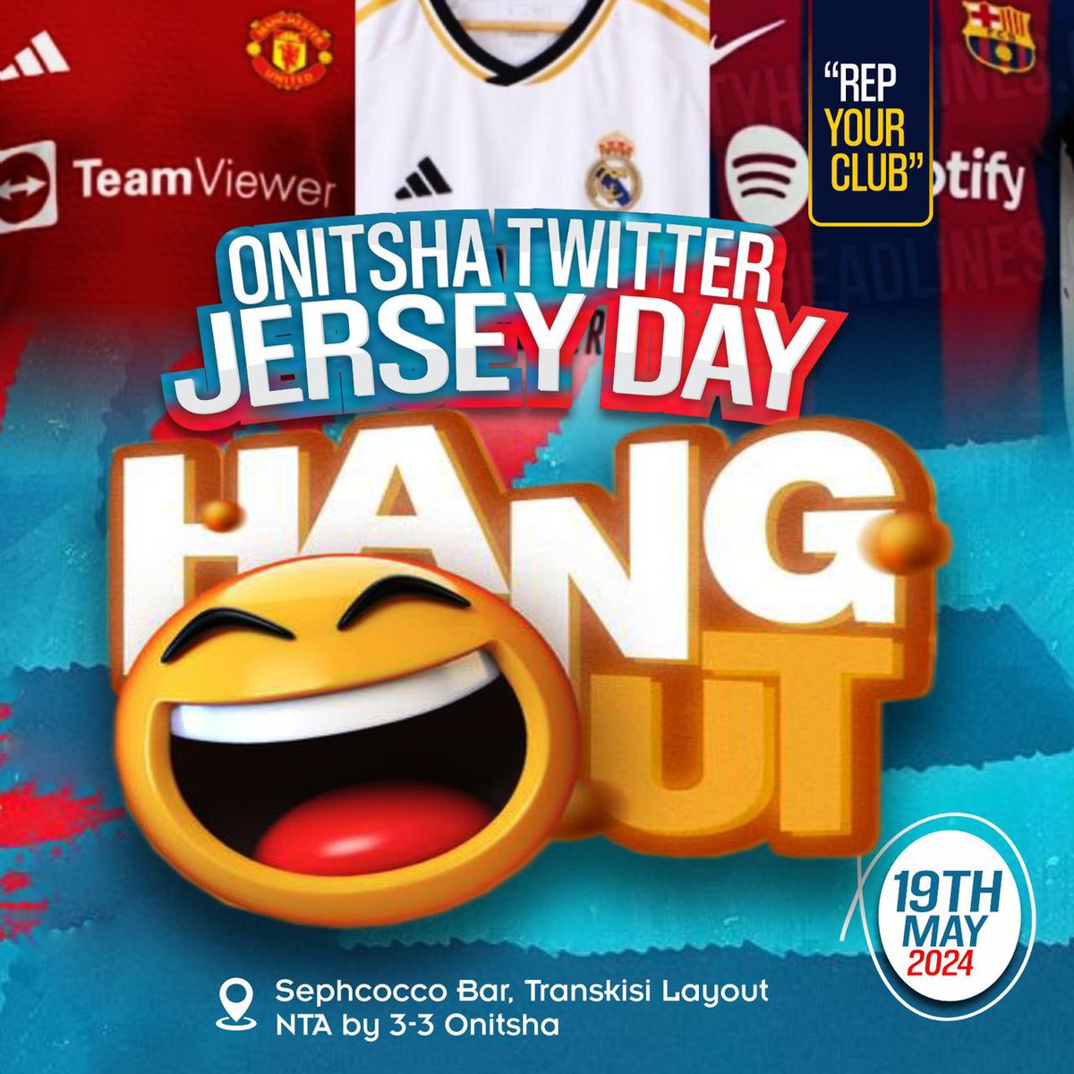 #OnitshaTwitterJerseyHangout #RepYourClub #OnitshaTwitterCommunity
