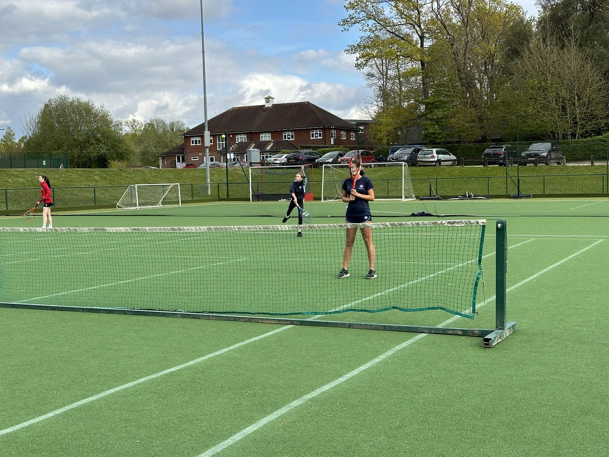 A great first tennis game of the term for our Year 9 & 10 boys and girls teams who both beat @Lingfield_Sport in the @the_LTA schools league with some well contested games played! Thank you for your hospitality!