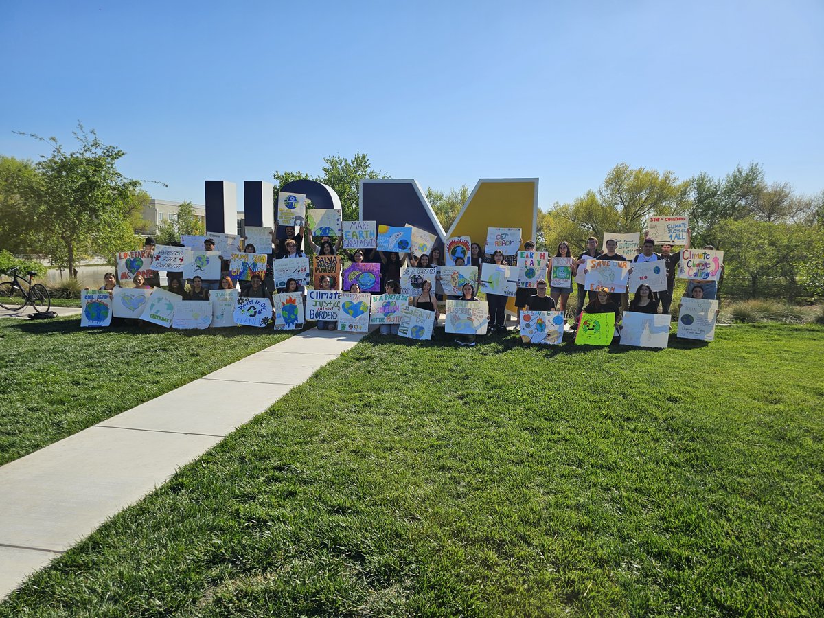 UCM Sociology Class, Climate Change and Society (SOC 112), holds 2024 Earth Day event on campus to raise awareness about planetary warming