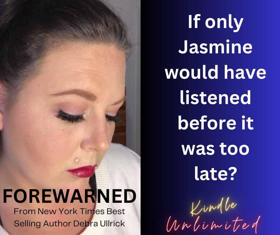 ⚠️FOREWARNED⚠️
amzn.to/1PZjyf4
'Forewarned' is one of the most suspenseful books... Ullrick has done a magnificent job of building the suspense of the situation that Jasmine put herself in. You've been FOREWARNED.”
#christianfiction #CR4U #faith #mustread #bookbargains