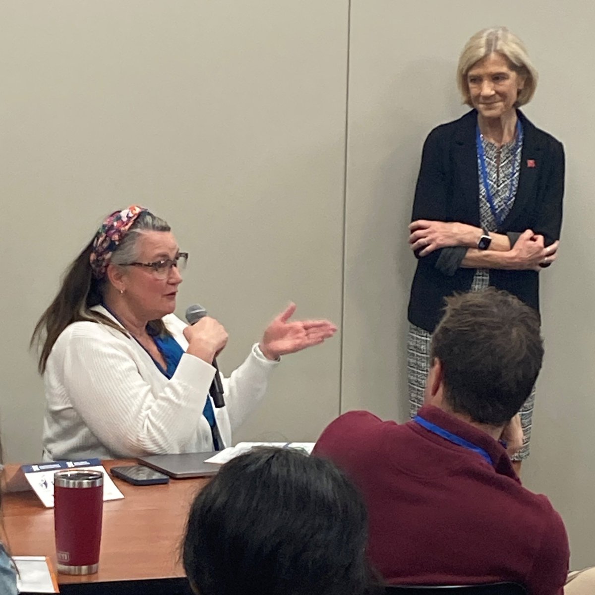 NeMTSS's tweet photo. Amy Colwell, #NeMTSS Early Childhood Implementation Facilitator for Region 1, talks during the CYFS Early Childhood Research Summit about how MTSS can help bridge the gap between early childhood and elementary education in Nebraska. #ECSummit24 https://t.co/ZvCwxGRtbv