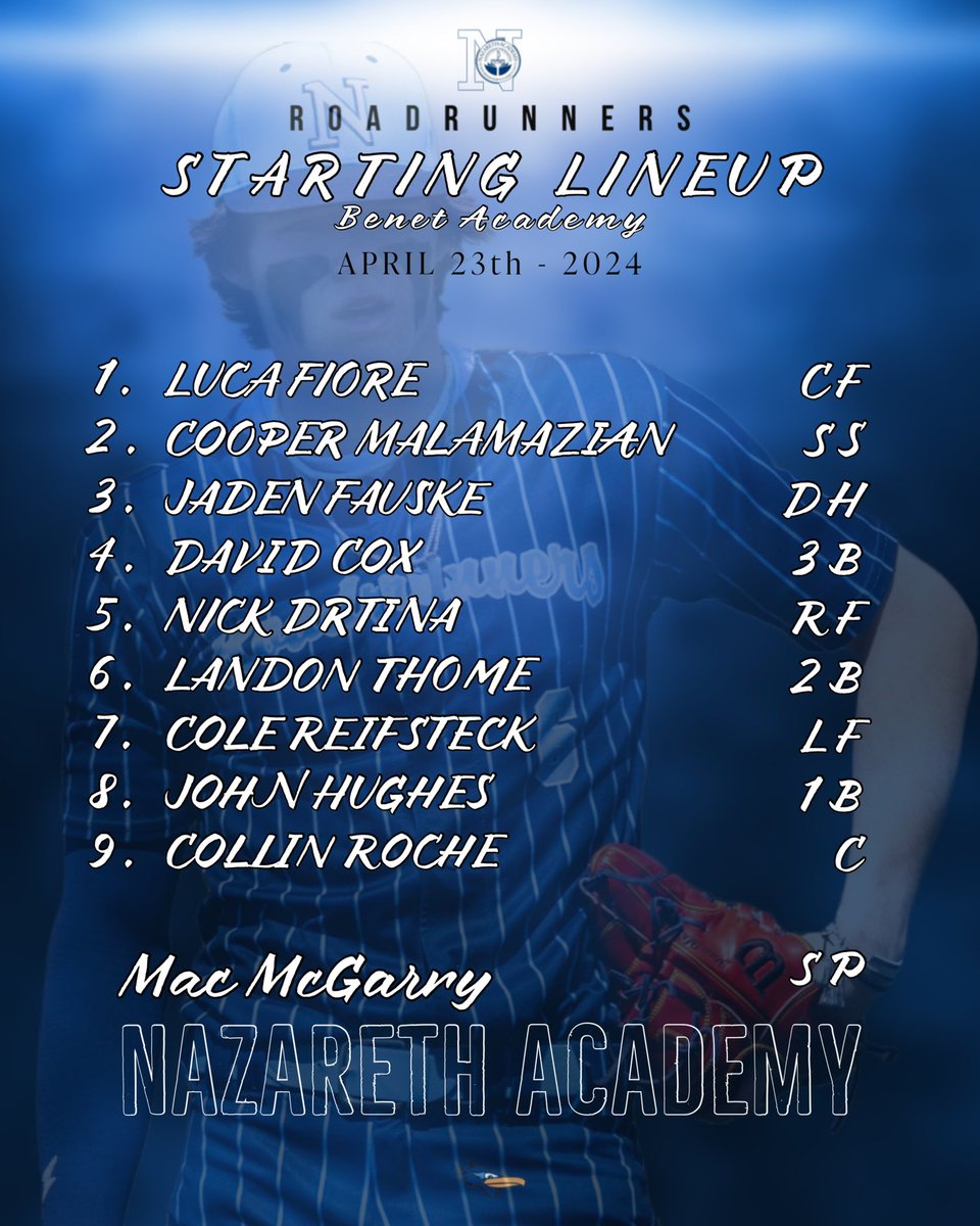Baseball_Naz's tweet photo. Game two against Benet at 4:30 at RJ. 

#SHG https://t.co/yRFpmwz6xC