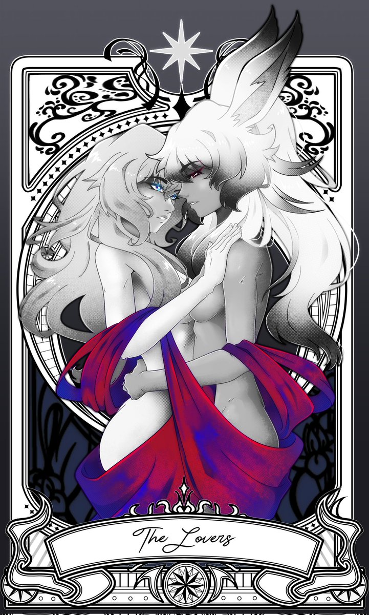 CosmicRaelum's tweet photo. Tarot card commission for @dutton_music 💫 https://t.co/bl31VUqzsr