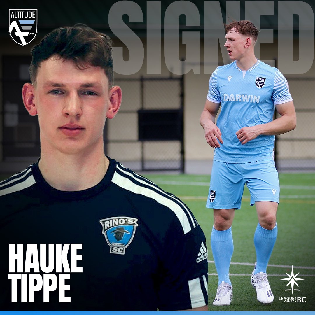 We’re pleased to announce the signing of Hauke Tippe to the Altitude FC 2024 @League1BC squad. Hauke comes to us from @rinosvancouver where he played the last two years in the @vmslsoccer Premier League. Hauke grew up and played soccer in Germany for a variety of clubs.