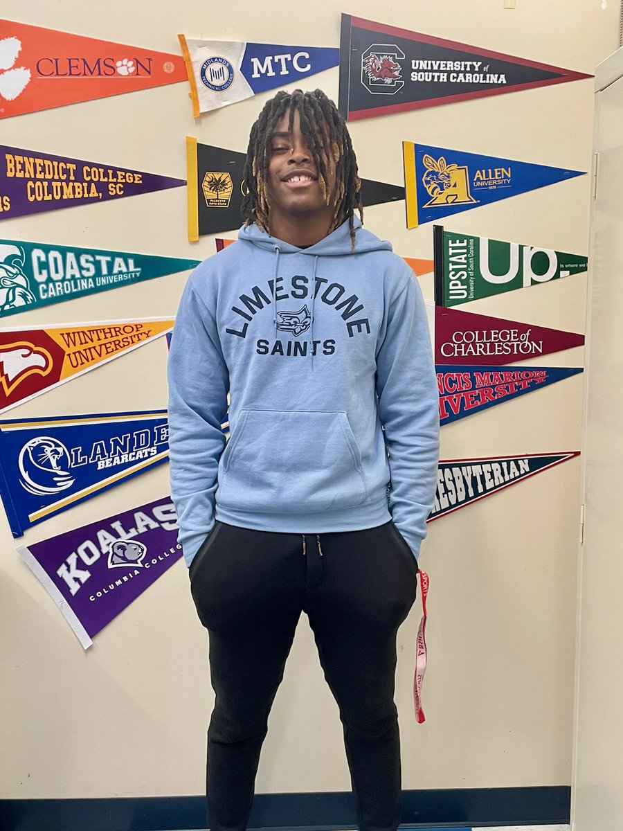 Congratulations and success wishes Myles @RNECavaliers acceptance @followLimestone @LimestoneFB! He's a member of @PCA_RNE Symphonic Band, @RNEcavsfootball and the National Honor Society! His intended major: Music Education  #whatsgoodrne #thisiswhoweare