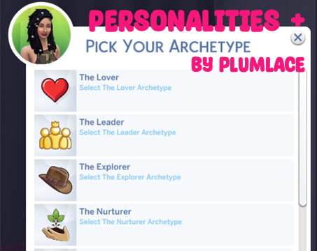 Personalities+ is now available to the public.

Download now on plumlace.com

#thesims4 #ts4mods #mods
