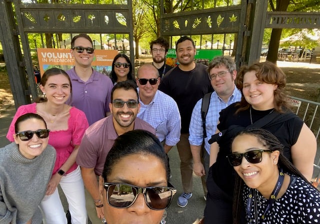 MPSarchitecture's tweet photo. Our goal last Monday: each Studio walk 26.2 miles collectively in a day. From morning walks with coworkers to afternoon ice cream "runs" to evening strolls with our furry friends, we stepped it up. Together, we logged over 700 miles! 🎉
#MPSwell #WeNotI #MPSculture https://t.co/txwZqOVyzy