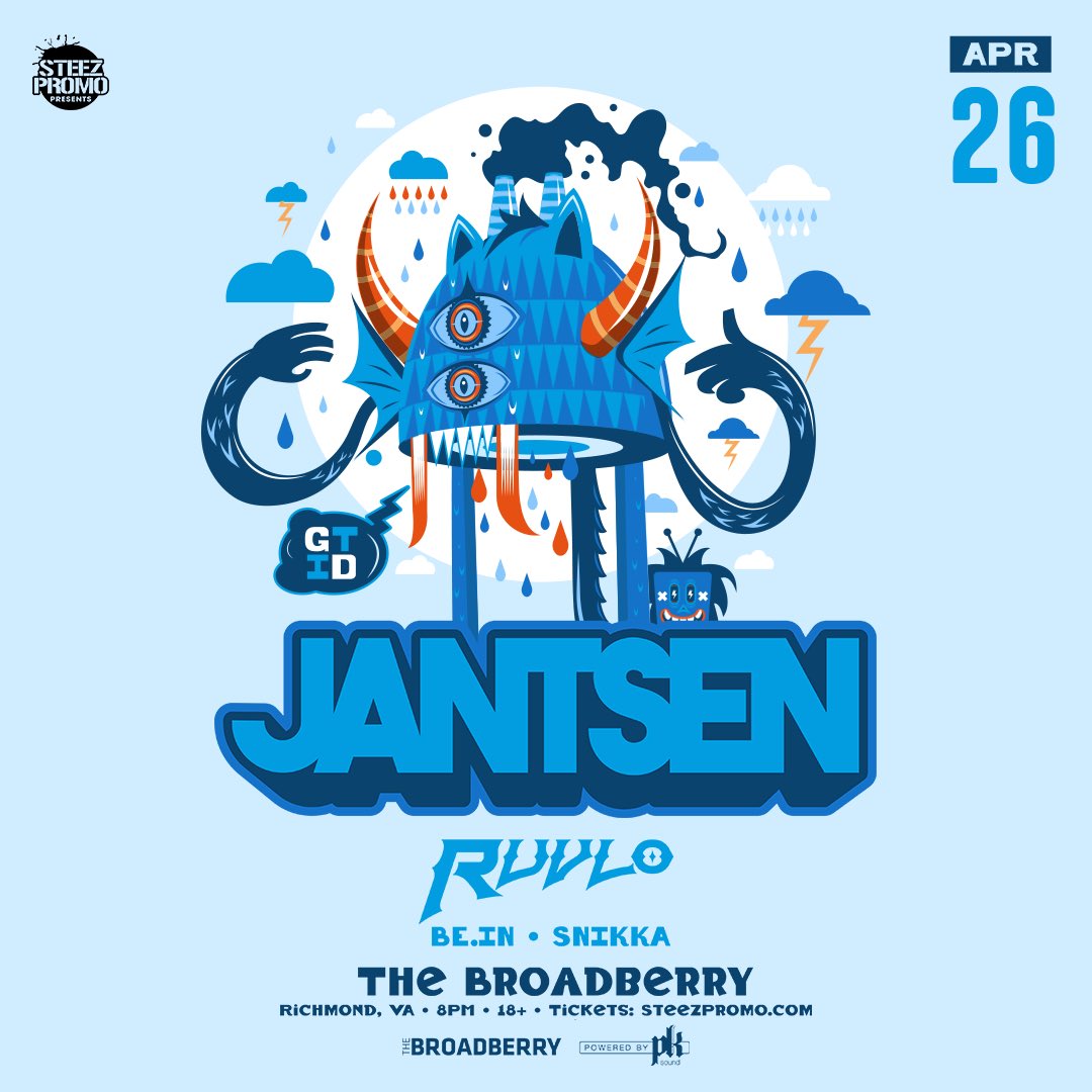 Hitting Richmond VA with big dawg @jantsenmusic this Friday ! 😈