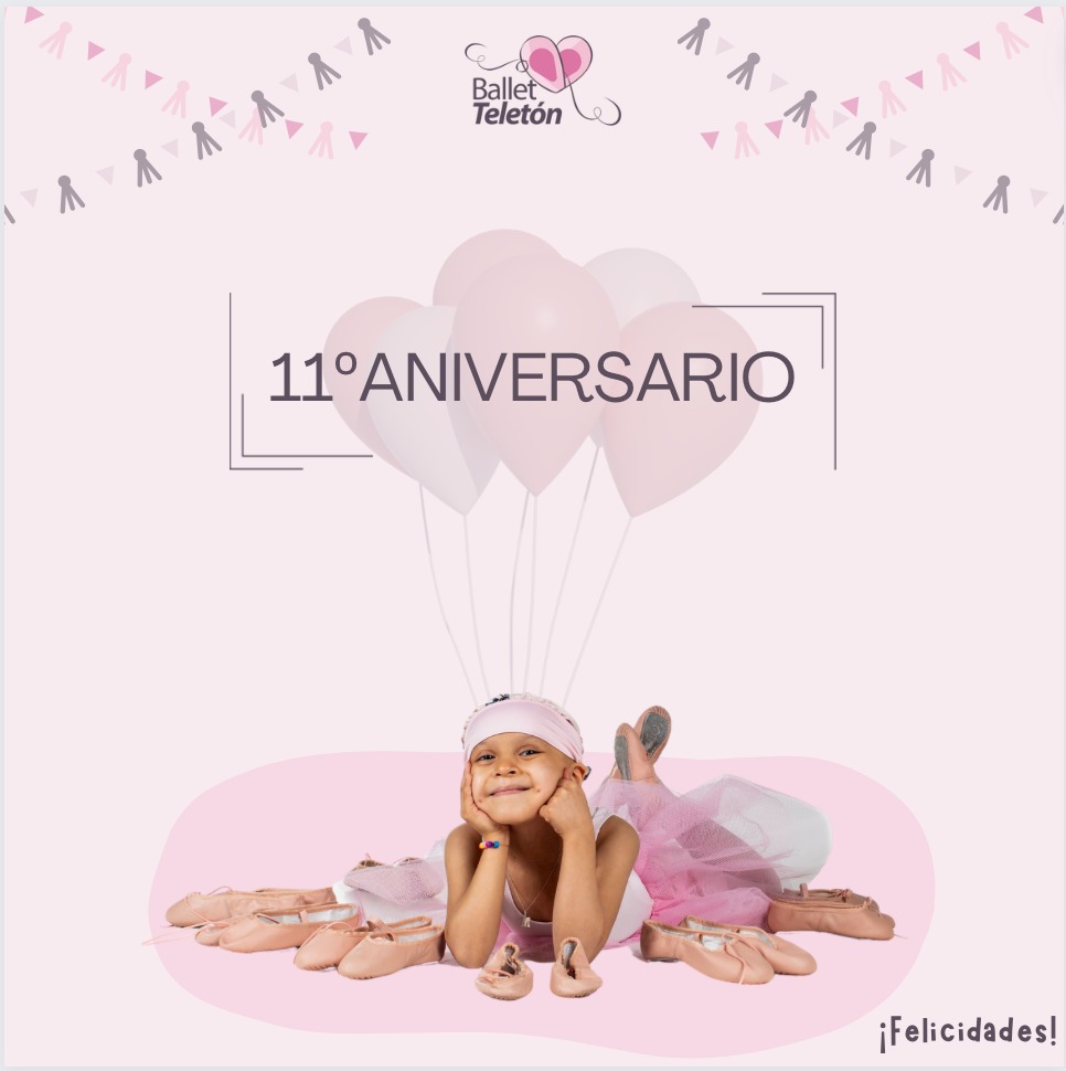 HospitalTeleton's tweet photo. Hace 11 años nació Ballet Teletón en el CRIT Estado de México durante esta trayectoria han pasado más de 2,000 niños, niñas y jóvenes con y sin discapacidad 😊🙌🏻
¡Que los años se sigan sumando y nuestros niños sigan bailando! 💛💜
#hospitalinfantilteleton #BalletTeleton https://t.co/kfpki2HJLV