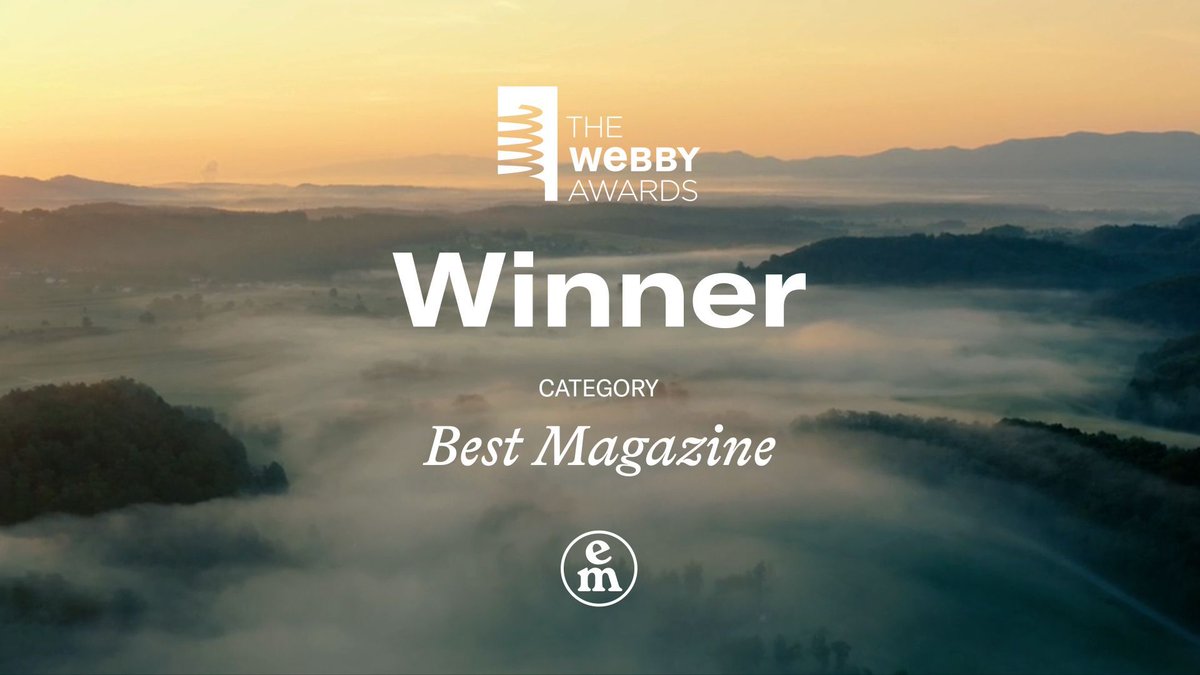 emergence_zine's tweet photo. Thank you to all who voted for us in this year’s @TheWebbyAwards! We are delighted to announce we’ve won both the Webby Award and the People’s Voice Award for “Best Magazine,” all thanks to your support. #Webbys https://t.co/LskoWHcrVx https://t.co/A7HMD0TQBc